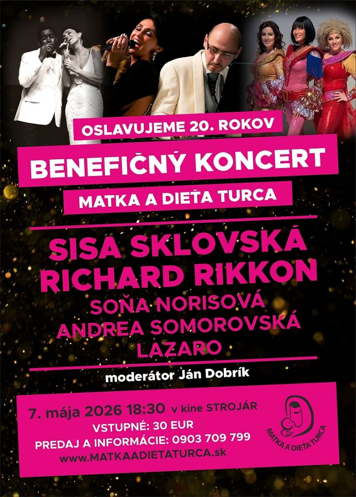 Plagát - Benefičný koncert 2026